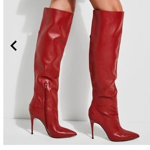GUESS ORIANNA POINTED OVER-THE-KNEE BOOTS